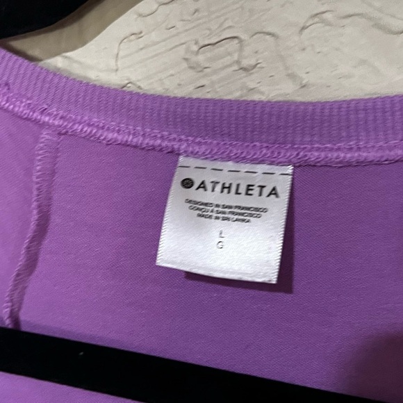Athleta With Ease Cinch Tee in Orchid - Picture 7 of 12